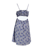 Blue Fashion Strappy Dress