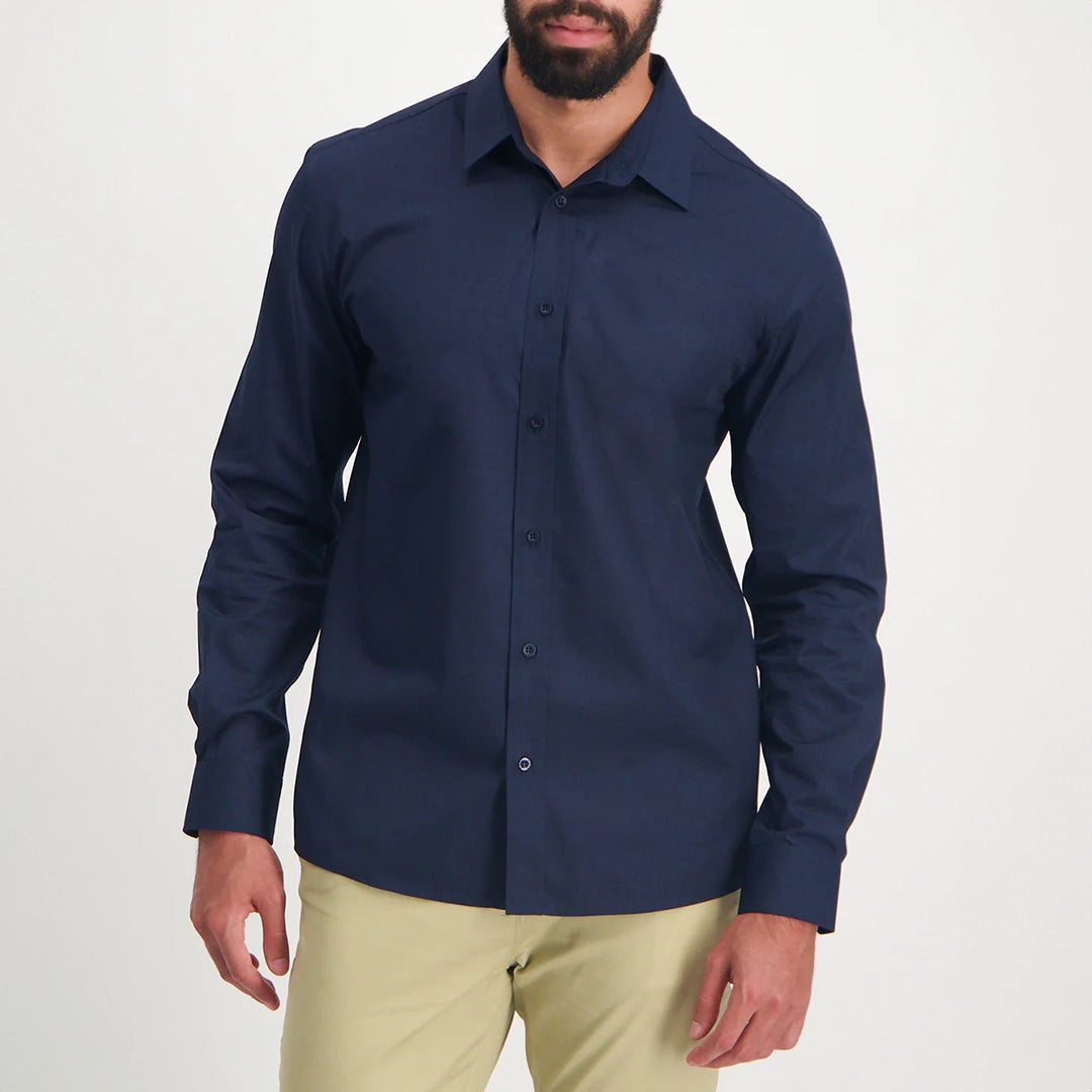 MENS ZAFF NAVY  CORE SHIRT