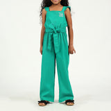 Girls Green Jumpsuit
