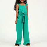 Girls Green Jumpsuit