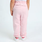 Gilrs Pink Fleece Jogger Cargo Pant