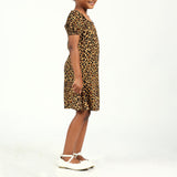 Girls Multi Zebra Printed Dress