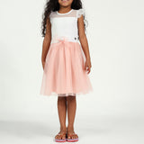 Girls Pink Party Tulle Dress