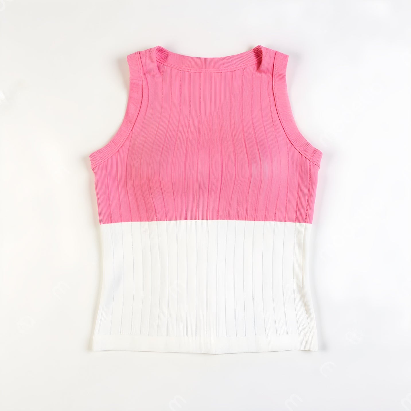 Pink Seamless Ombre Vest