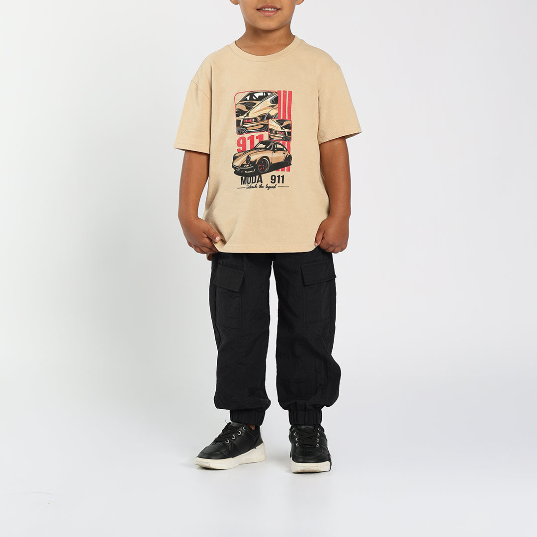 PRE-BOYS MODA STONE  OVER-SIZED GRAPHIC T-SHIRT