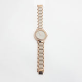 Metal Link Watch.Diamante Dial.