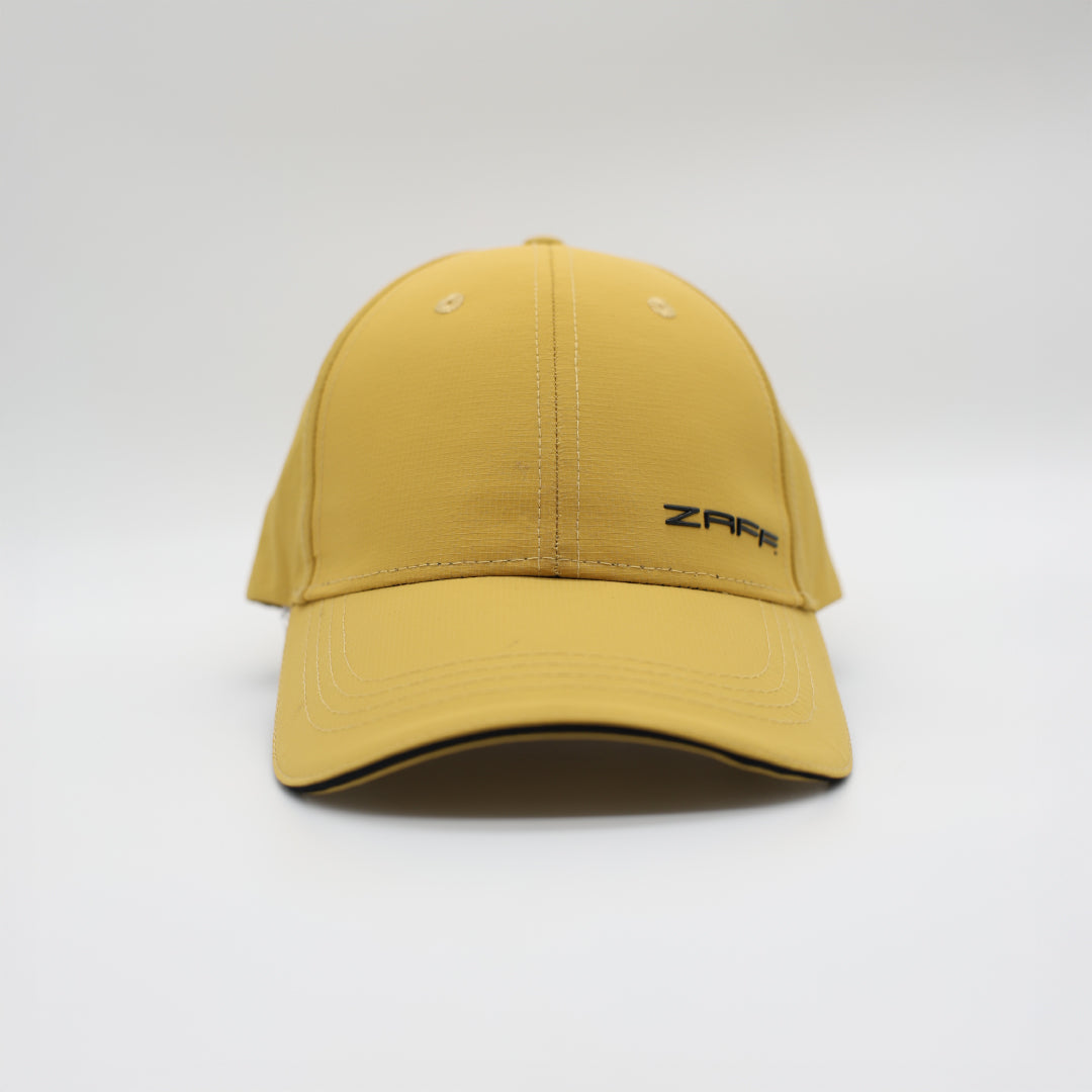 Mustard Ripstop Nylon Core Peak Cap.Tpu Branding.