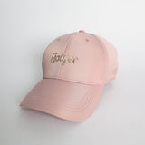 Nylon Statement Cap.Boujee.