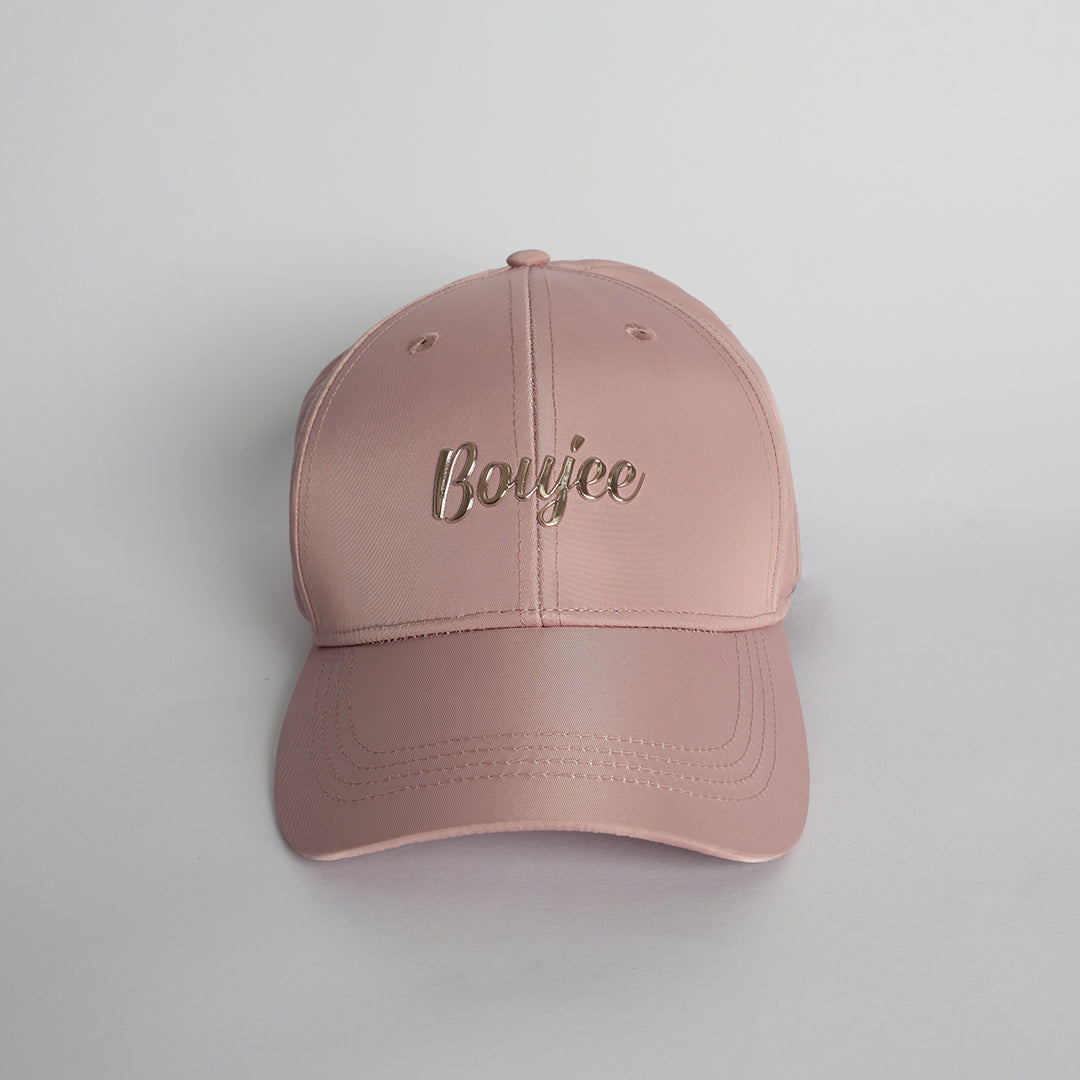 Nylon Statement Cap.Boujee.