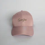 Nylon Statement Cap.Boujee.
