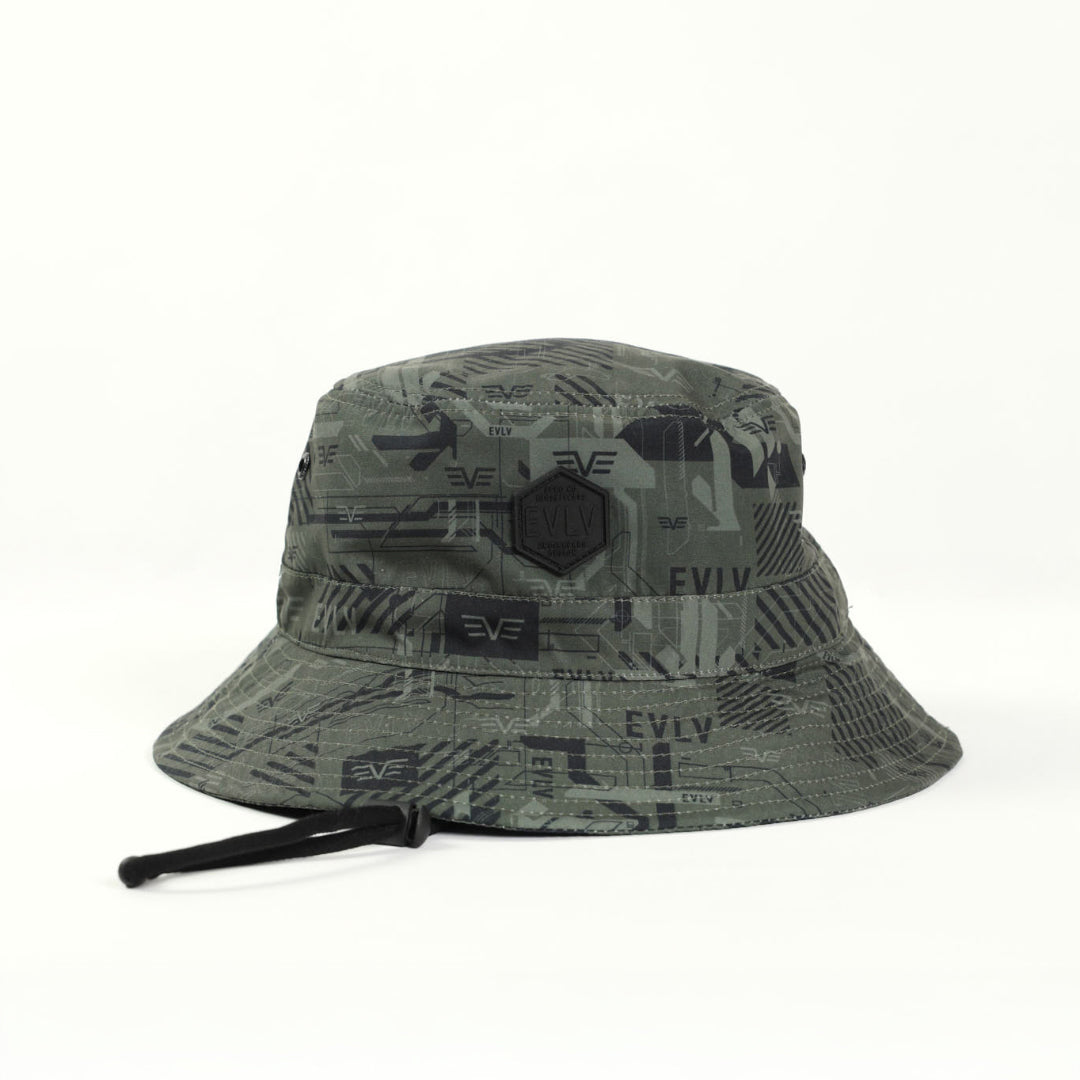 Boonie Hat.Hex Badge.