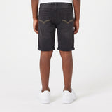 BLACK DENIM  SHORT