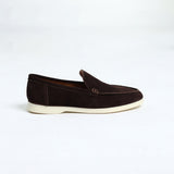 Zaff Choc suede Leather Loafer