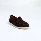 Zaff Choc suede Leather Loafer