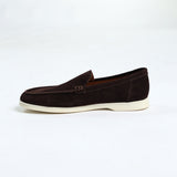 Zaff Choc suede Leather Loafer