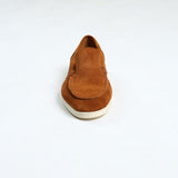 Zaff Rust Suede Leather Loafer