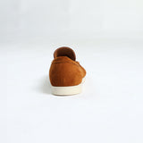 Zaff Rust Suede Leather Loafer