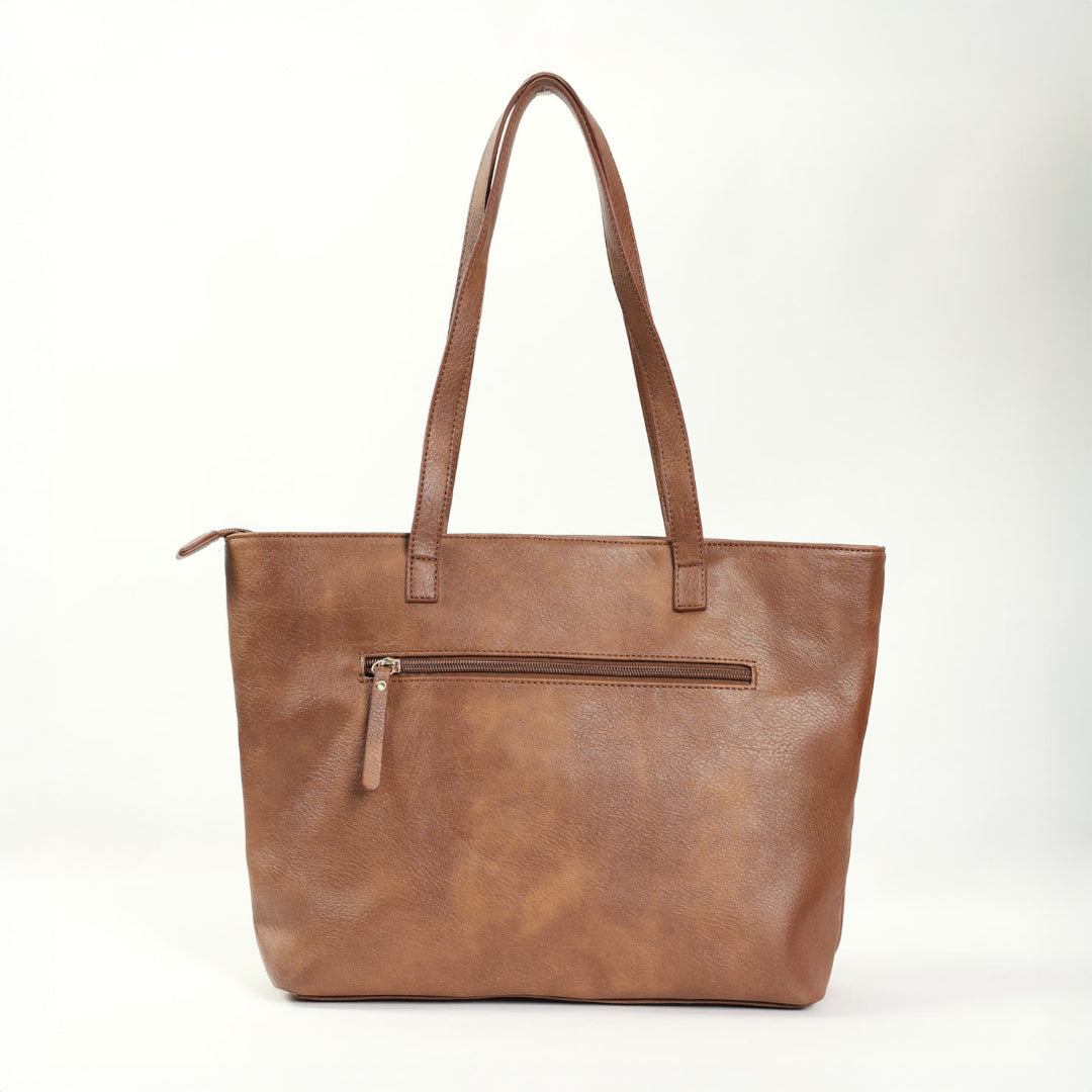 Ciarra Tan Tote Bag