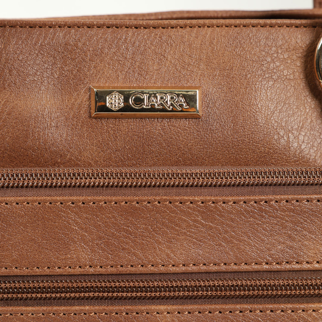 Ciarra Tan Tote Bag