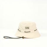 Bucket Hat.Fatigue Drawstring Detail.