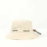 Bucket Hat.Fatigue Drawstring Detail.
