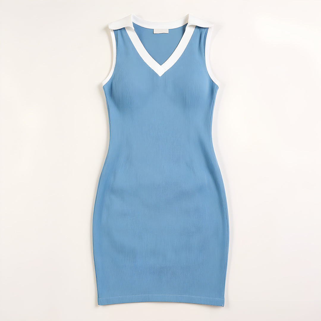 Blue Henley Dress