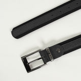 Fabric Stripe 35mm Belt.Gun Metal Buckle.