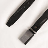 Fabric Stripe 35mm Belt.Gun Metal Buckle.