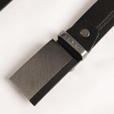 Fabric Stripe 35mm Belt.Gun Metal Buckle.