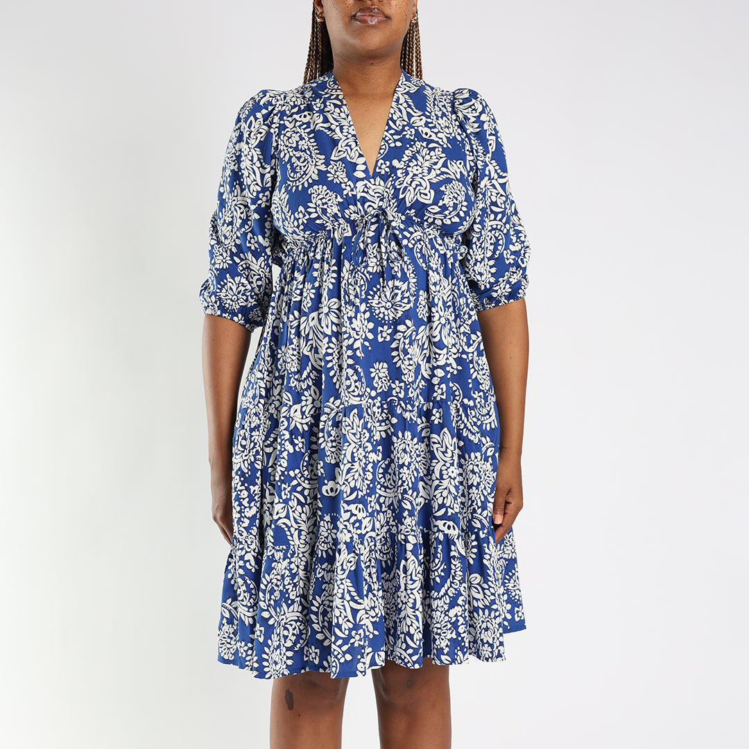 Alora Ladies Blue Dress