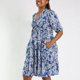 Alora Ladies Blue Dress