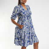 Alora Ladies Blue Dress