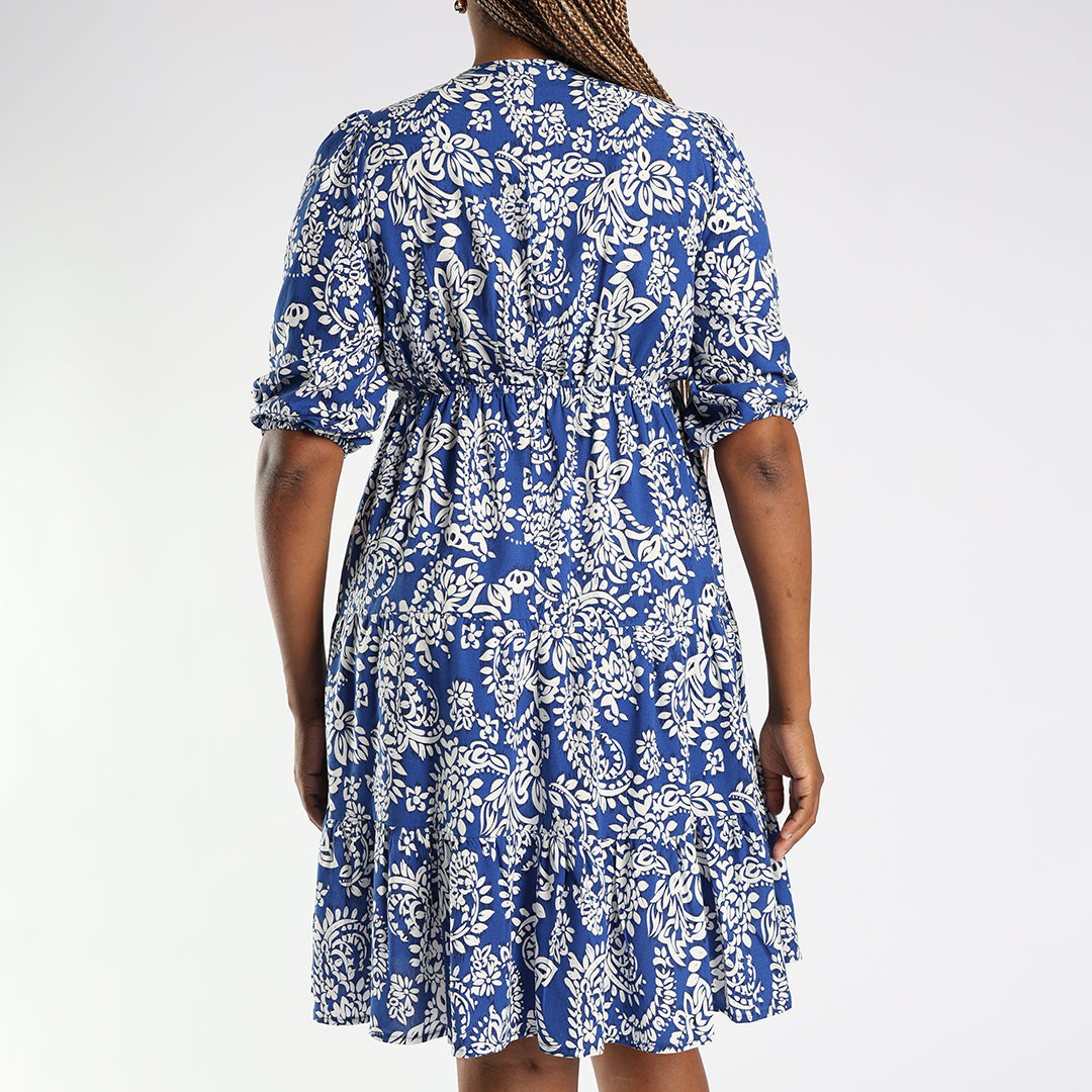 Alora Ladies Blue Dress