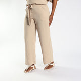 Ladies Light Stone Wide Leg Pant