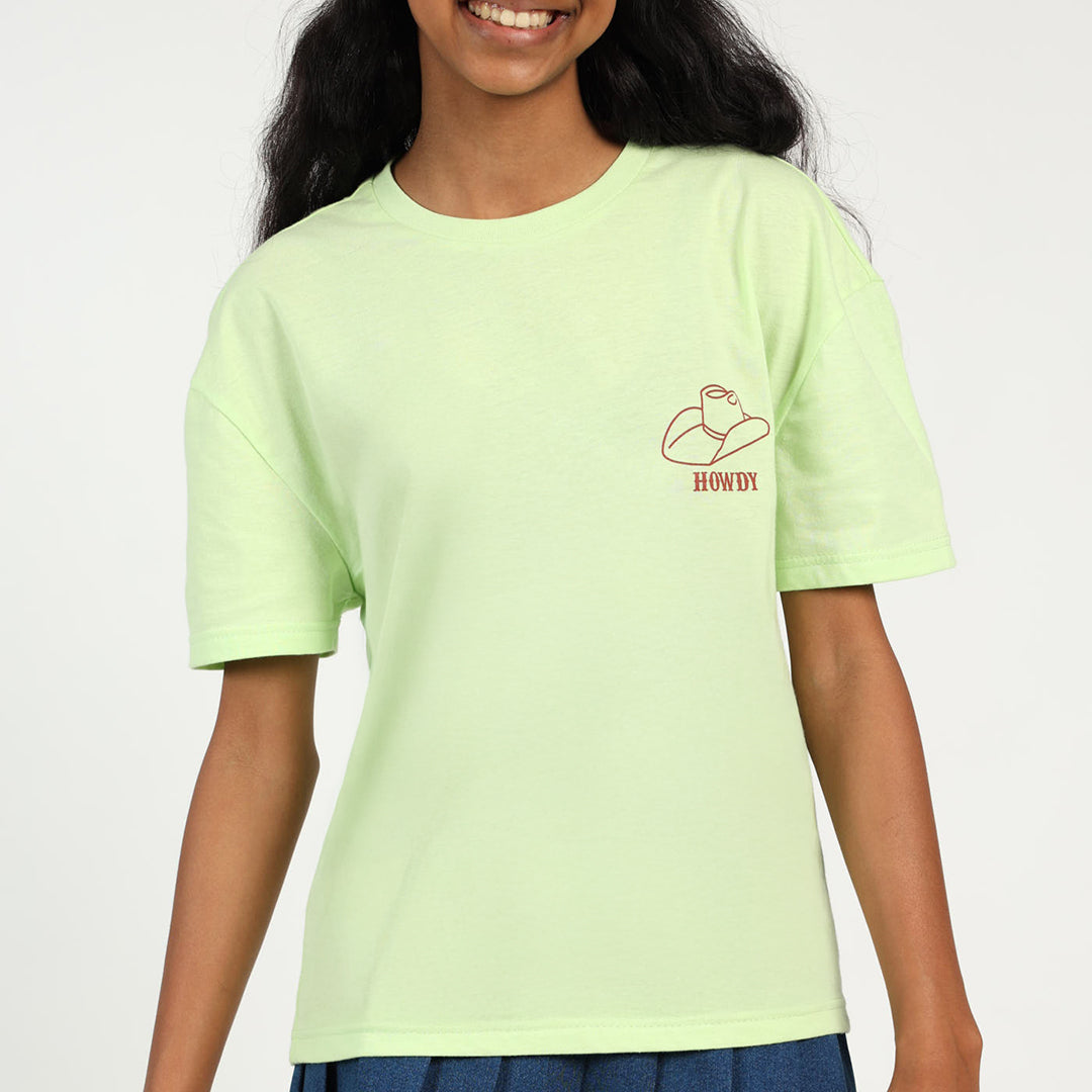 Chartruese Oversized Tee
