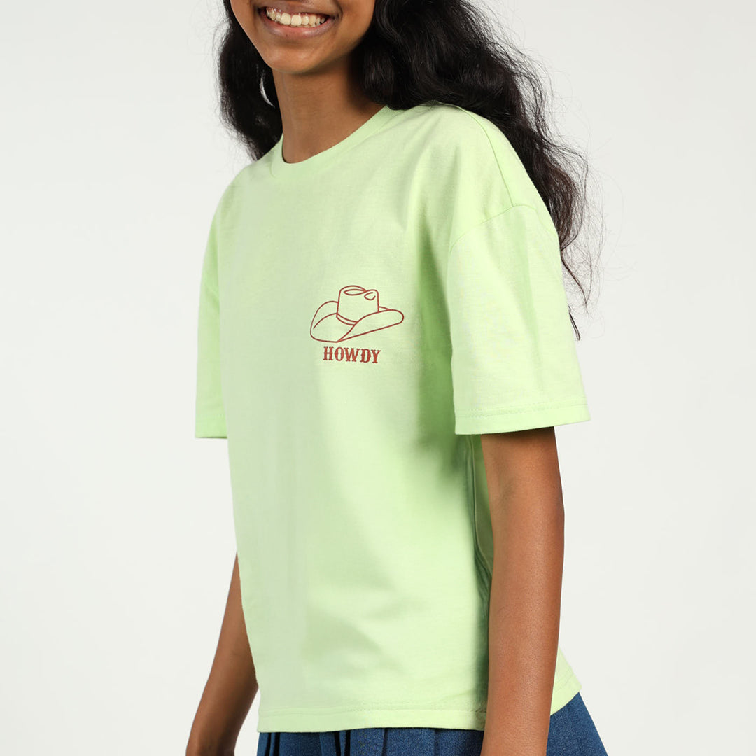 Chartruese Oversized Tee
