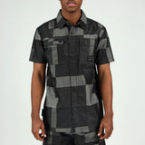 Mens Evolve Charcoal Denim Shirt
