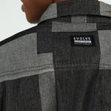 Mens Evolve Charcoal Denim Shirt