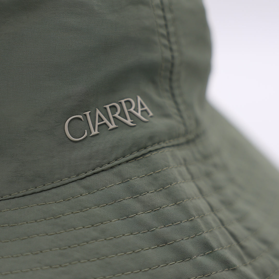 Nylon Bucket Hat.Strap Detail.