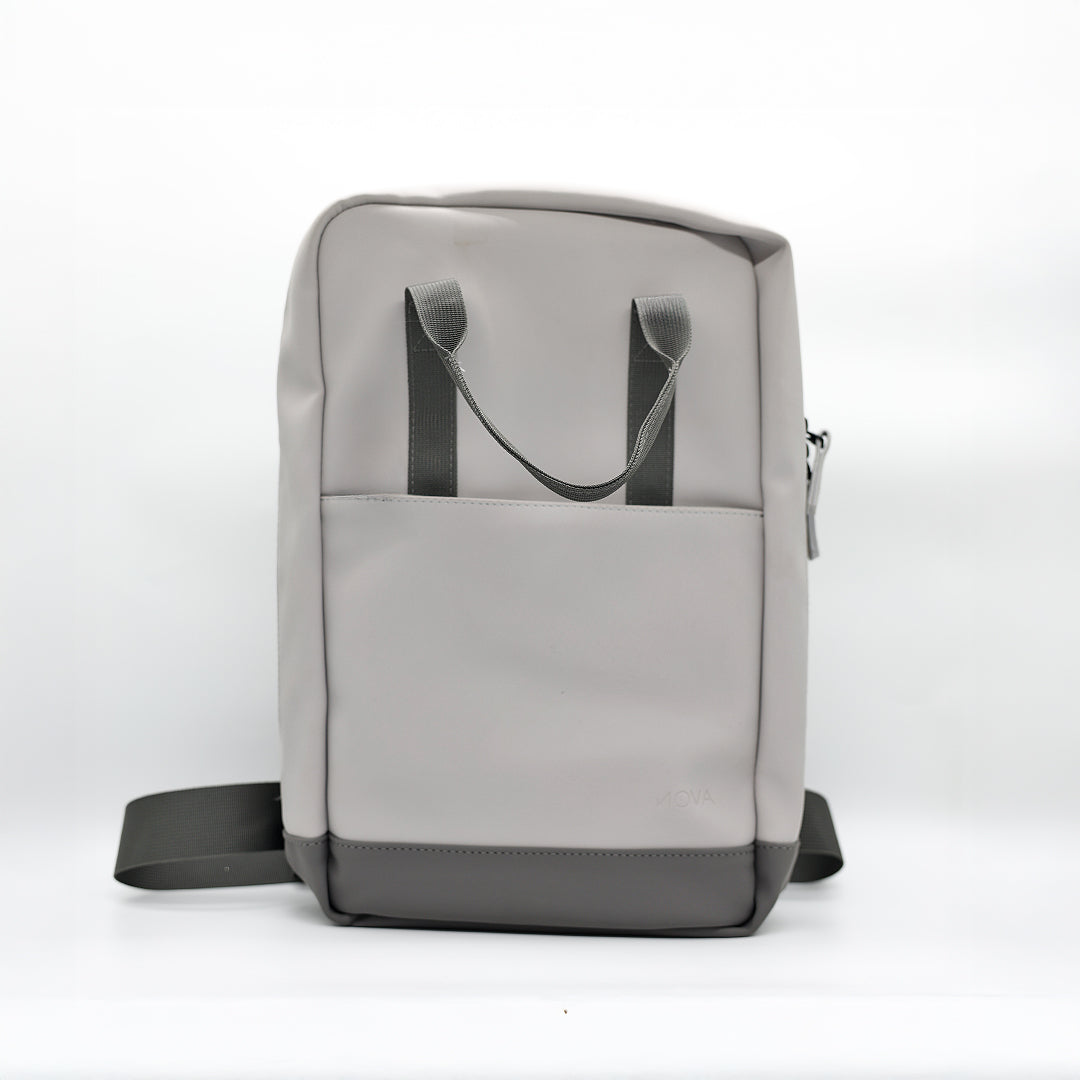 Laptop Backpack.Rubberized Pu.
