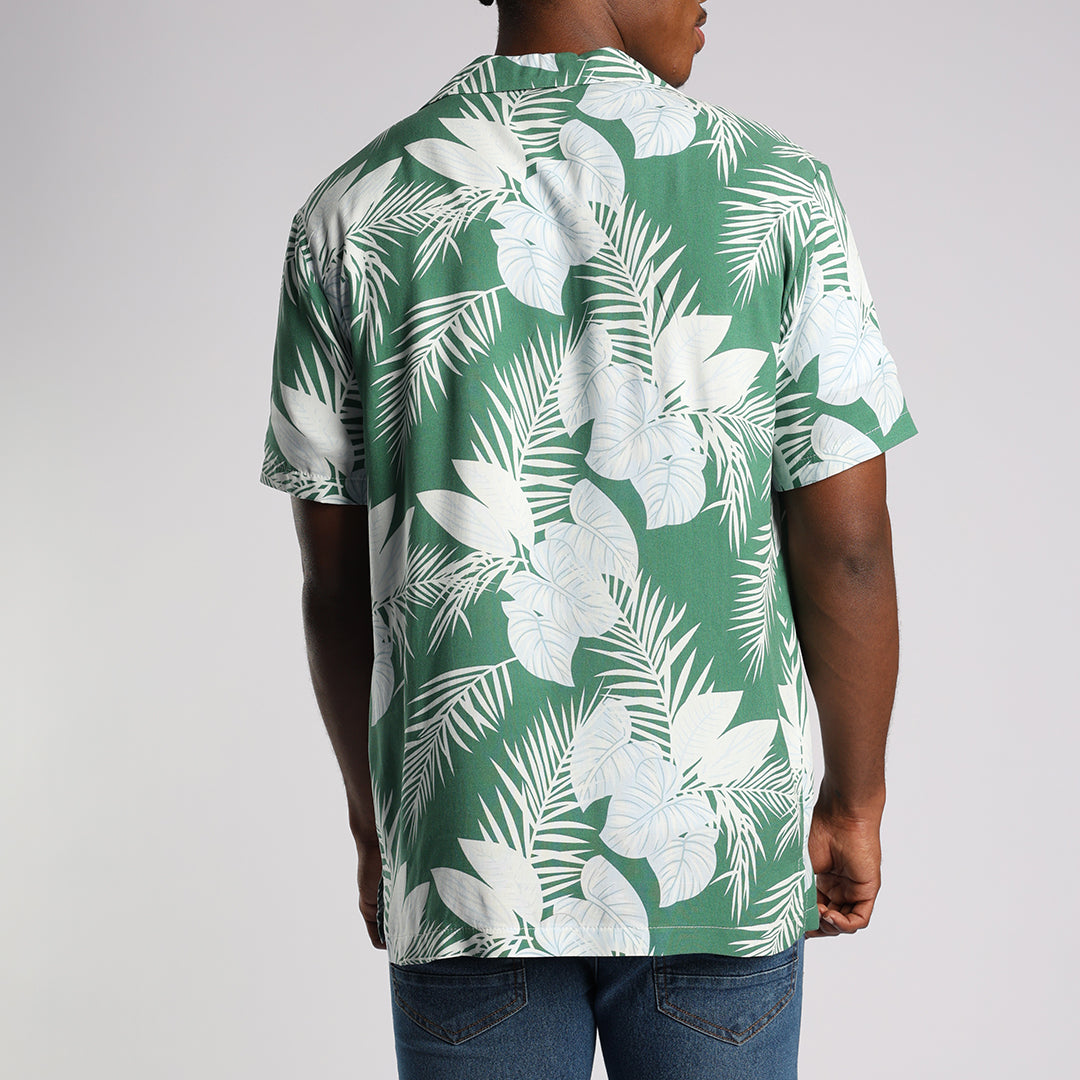 Green Floral Shirt