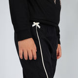 Black Taslon  Jogger