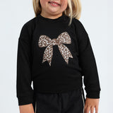 Black Print Sweater