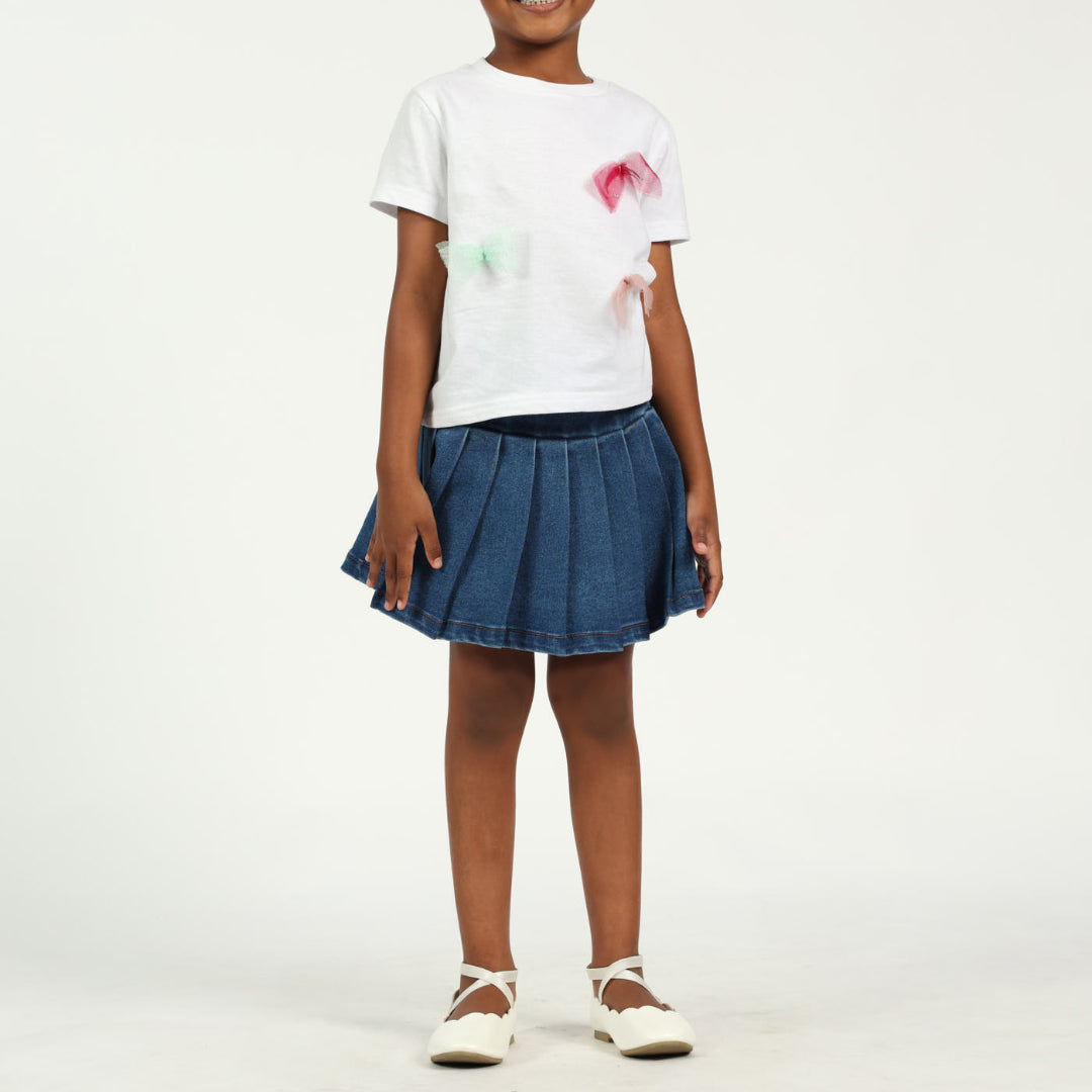 White Crew Tee