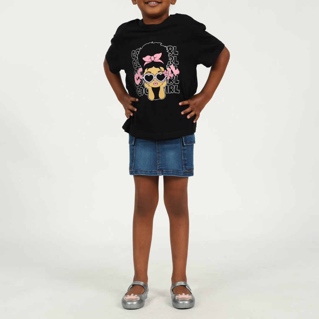 Black Graphic Tee