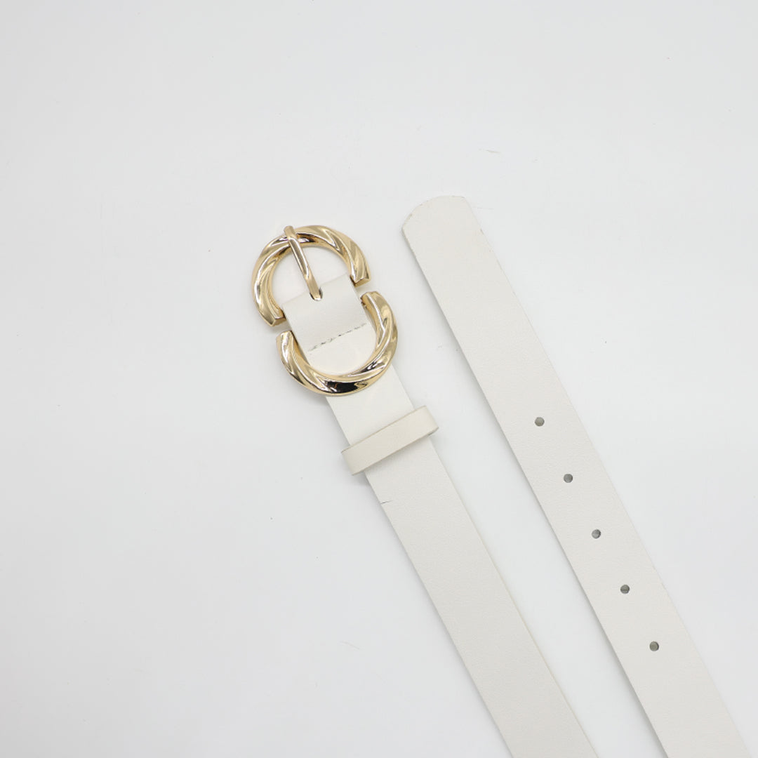 28mm Belt.Textured Gold Buckle.