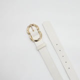 28mm Belt.Textured Gold Buckle.
