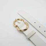 28mm Belt.Textured Gold Buckle.