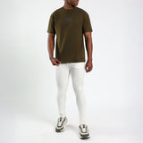 Evolve  Olive Printed Tee