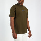 Evolve  Olive Printed Tee